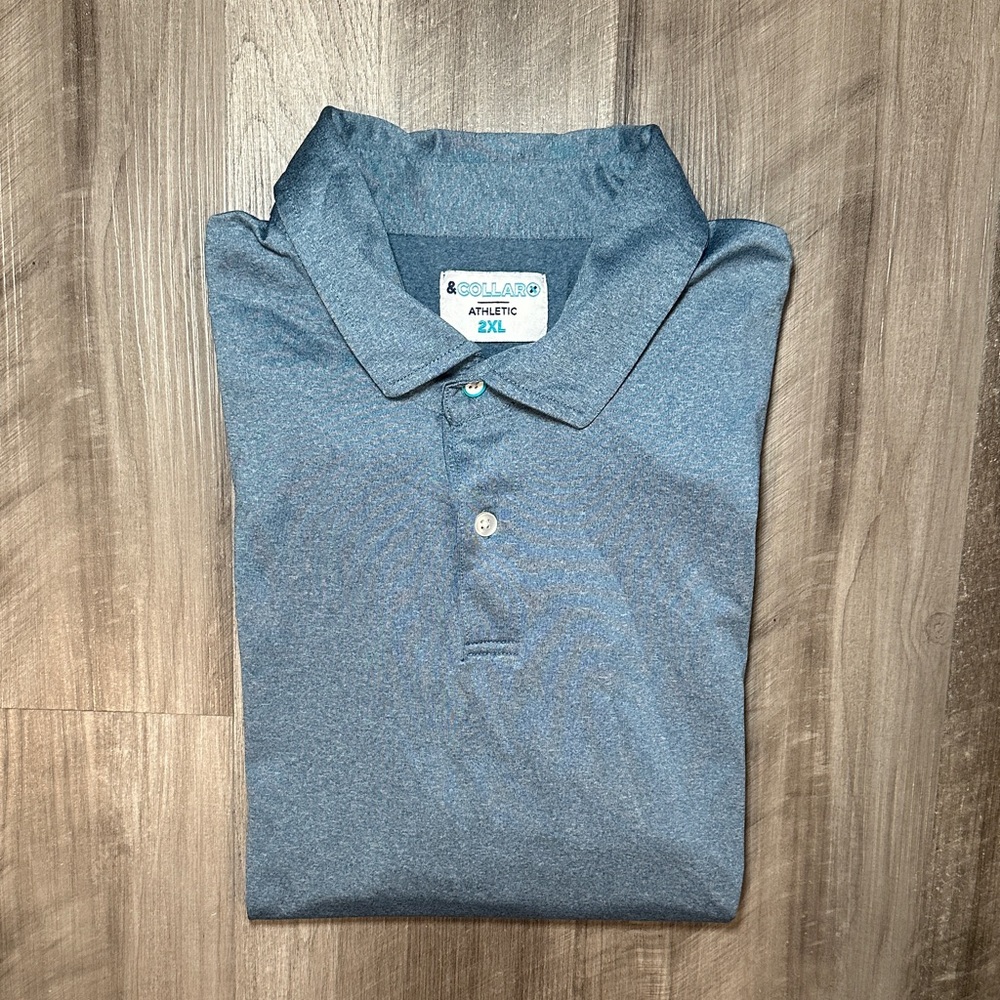 &Collar Athletic Performance Dress Polo - 2XL